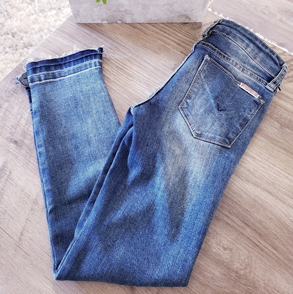 Hudson Kids Hi-Lo Ankle Crop Skinny Jean Avant Big Girls - Picture 2 of 3